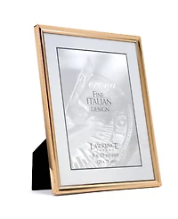 Polished Metal Picture Frame - Bead Border Design, 8" x 10"