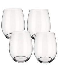 Villeroy & Boch Entree Double Old Fashioned or White Wine Stemless, Set of 4