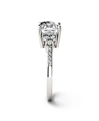 Moissanite Radiant Cut Engagement Ring 2-9/10 ct. t.w. Diamond Equivalent 14k White Gold