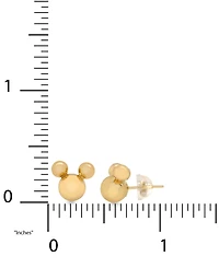 Disney Children's Mickey Mouse Stud Earrings in 14k Gold