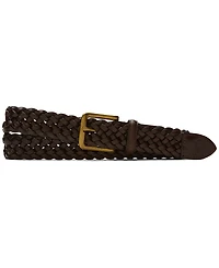 Polo Ralph Lauren Men's Braided Vachetta Leather Belt
