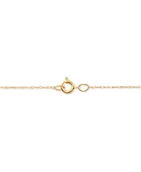Cubic Zirconia Cross 18" Pendant Necklace in 14k Gold