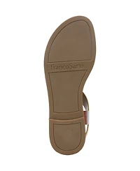 Franco Sarto Women's Glenni Hidden Adjustable Strap Flat Sandals