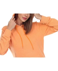 White Mark Women's Hoodie Sweatshirt Dress