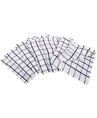 Checkered Terry Dishcloth, Set of 6