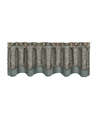 J Queen New York Dorset Scalloped Window Valance, 20" x 72"