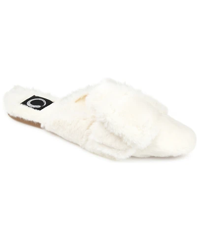 Journee Collection Women's Faux Fur Eara Slipper