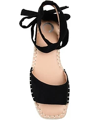 Journee Collection Women's Emelie Espadrille Flat Sandals