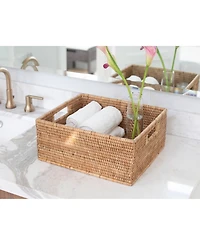 Artifacts Rattan Rectangular Storage Basket