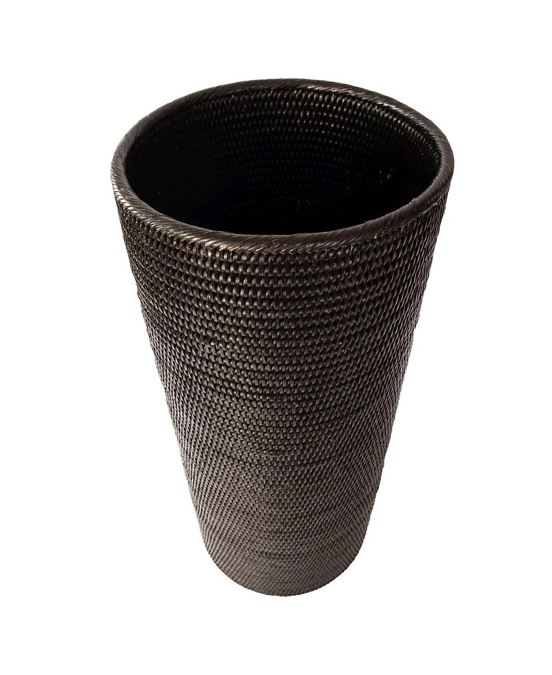 Artifacts Trading Company Rattan Round Umbrella Basket