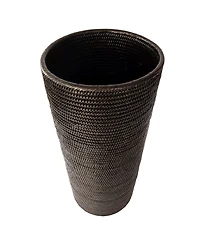 Artifacts Trading Company Rattan Round Umbrella Basket