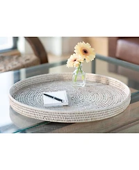 Artifacts Rattan Round Tray