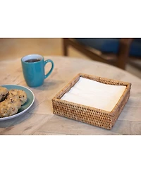 Artifacts Rattan Luncheon Napkin Holder