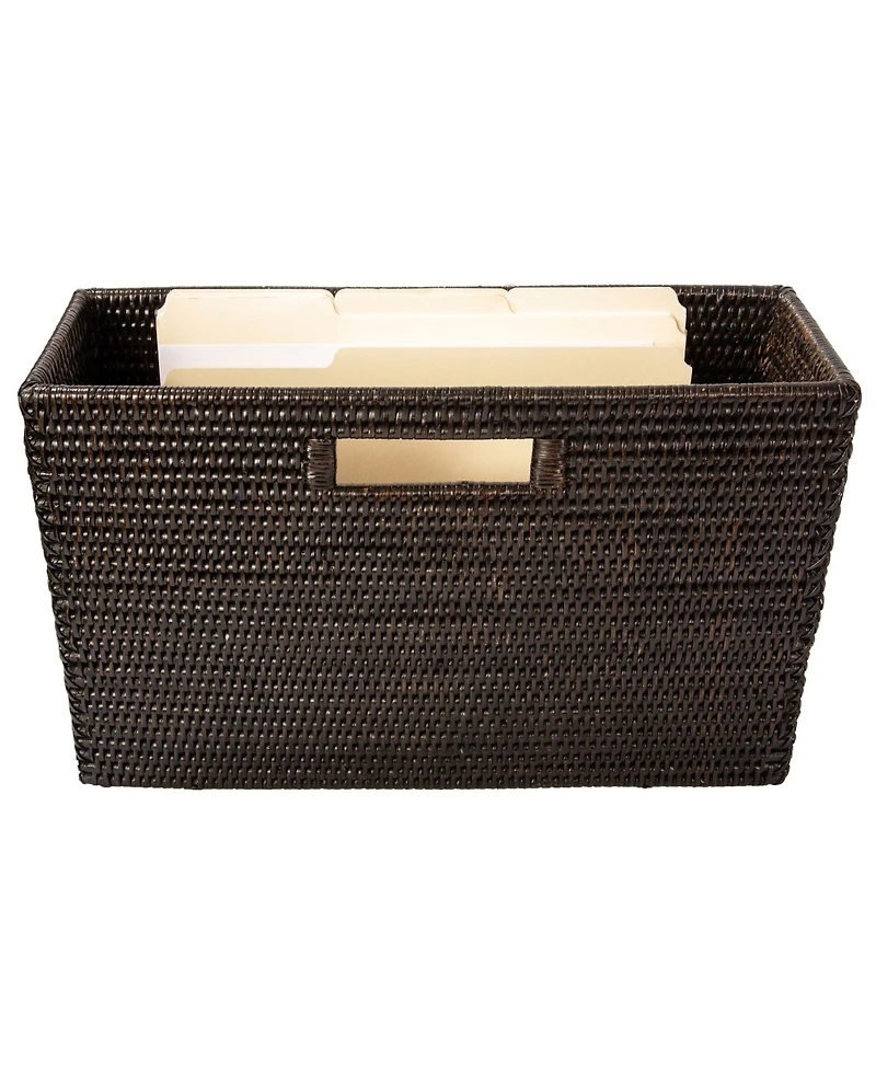 Artifacts Trading Company Rattan Rectangular Magazine Holder