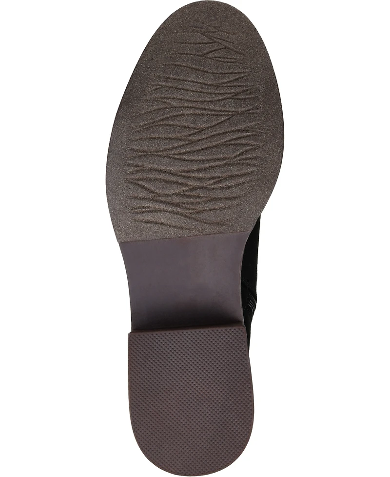 Journee Collection Women's Vienna Lace Up Stacked Heel Booties