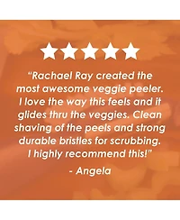 Rachael Ray Cucina Nylon Nonstick Kitchen Utensil and Veg-a-Peel Set, 5-Pc., Sea Salt Gray