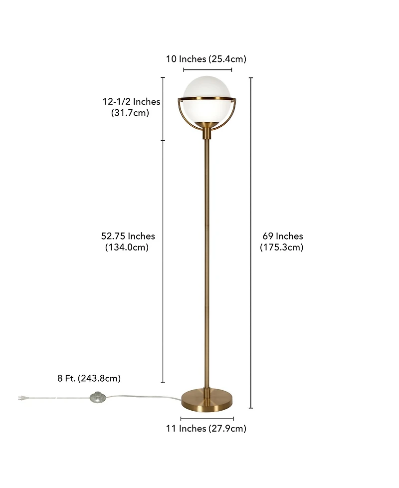 Cieonna Globe Stem Floor Lamp