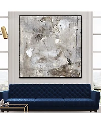 Giant Art Neutral Jostle Ii Oversized Framed Canvas, 45" x 45"