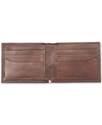 Tommy Hilfiger Men's Slim Bifold Rfid Leather Wallet