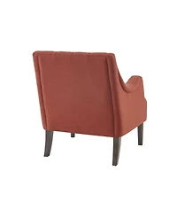 Madison Park Qwen 33.5" High Button Tufted Accent Chair