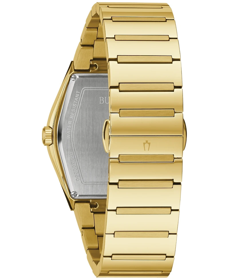 Bulova Men's Gemini Gold-Tone Stainless Steel Bracelet Watch 40mm