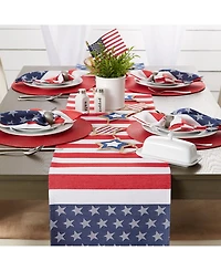 Design Imports Round Polypropylene Woven Placemat, Set of 6