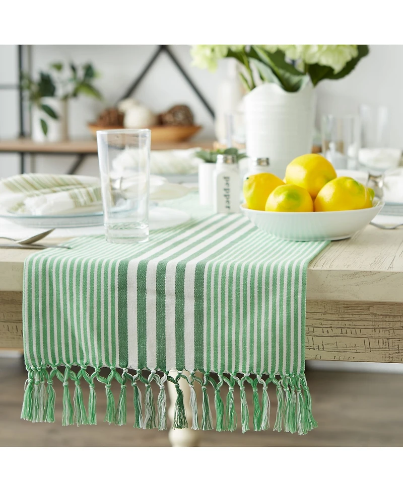 Design Imports Stripes Table Runner