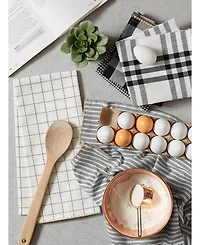 Design Imports Farmhouse Woven Dishtowel, Set of 5
