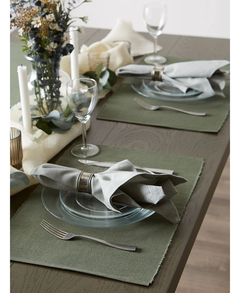 Design Imports Ribbed Placemat, Set of 6