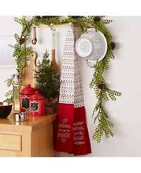 Design Imports Kitchen Towel Holiday Baking Kitchen Scarf, 4" x 70"