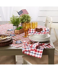 Design Imports American Plaid Kitchen Textiles, 70" Round, American Plaid, 1 Piece
