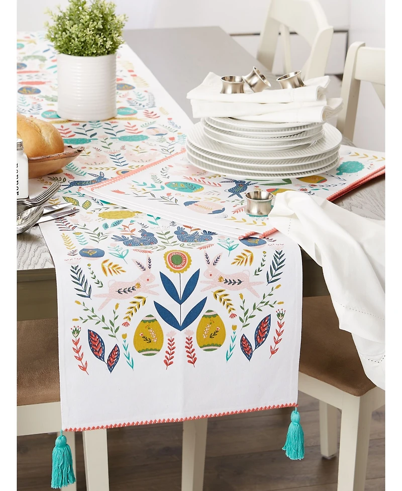Design Imports Easter Folk Garden Placemats 13" x 19", Set of 6