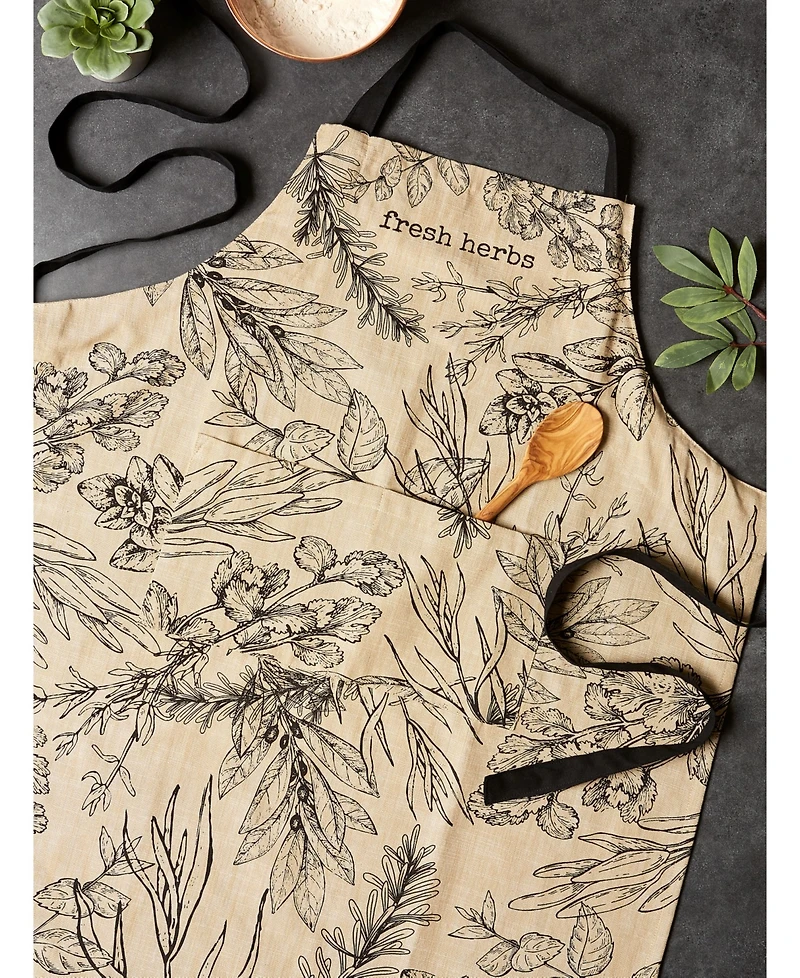 Design Imports Fresh Herbs Kitchen Textiles, Fresh Herbs, 35" x 28", 1 Piece