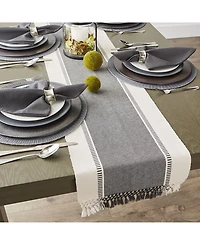 Design Imports Mineral Dobby Stripe Table Runner, 13" x 72"