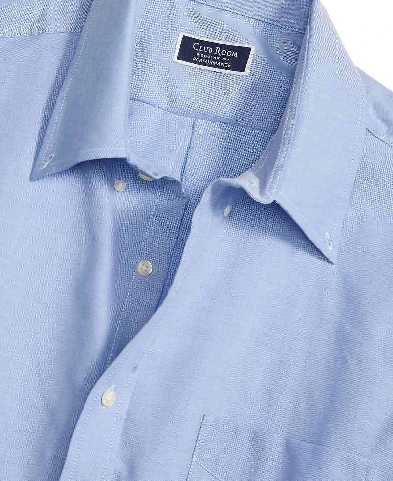 Club Room Men's Regular Fit Pinpoint Dress Shirt, Created for Macy's