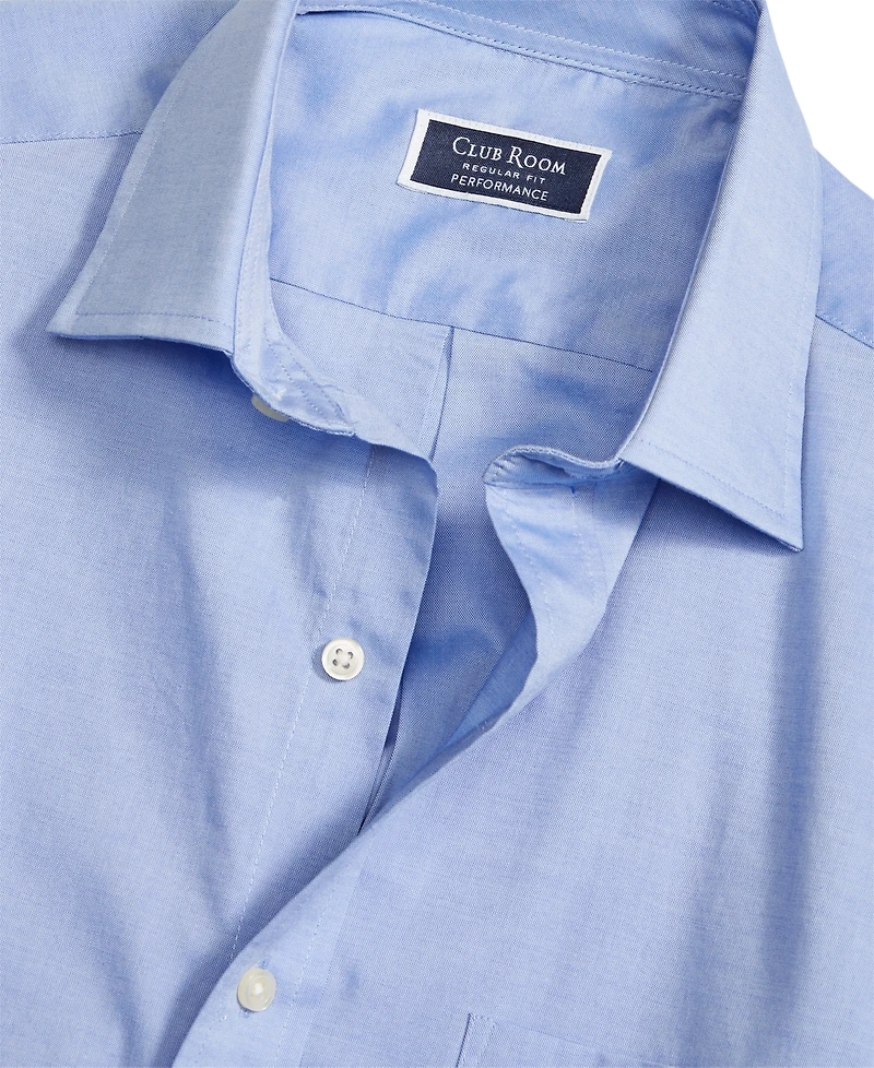 Club Room Men's Regular Fit Pinpoint Dress Shirt, Created for Macy's