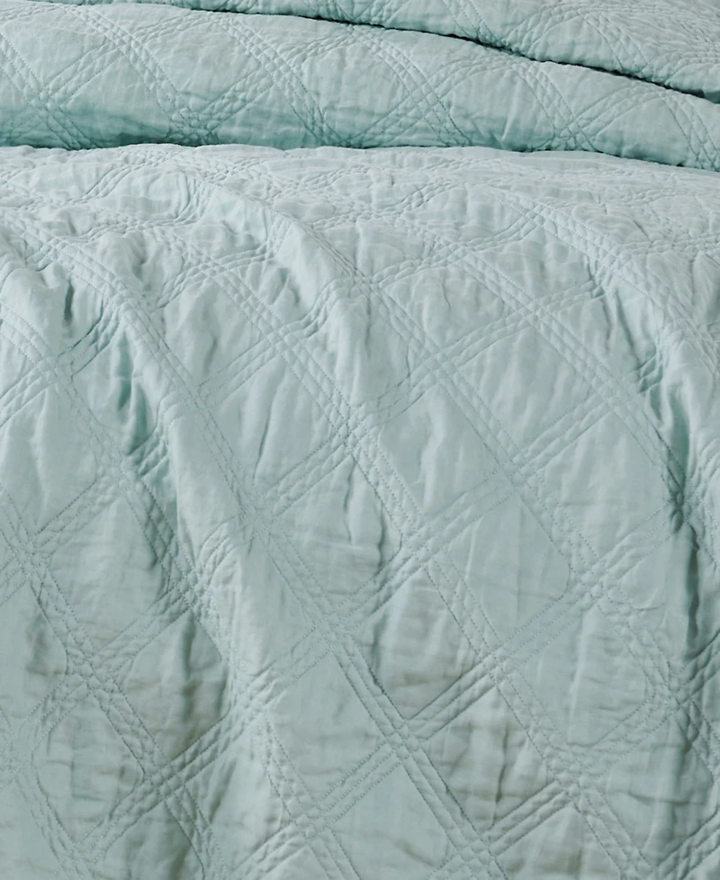Levtex Washed Linen Relaxed Textured Quilt