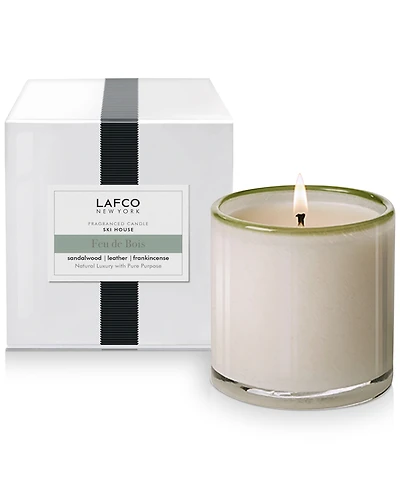 Lafco New York Feu de Bois Ski House Classic Candle, 6.5-oz.