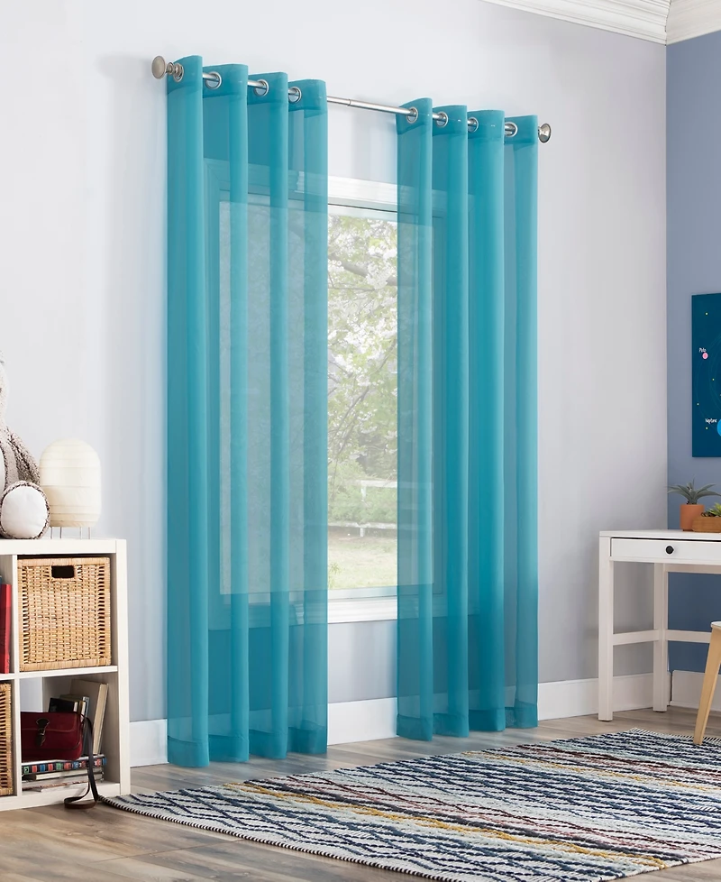 Calypso Sheer Voile Grommet Curtain Panel