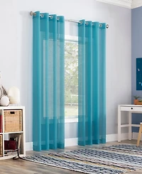 Calypso Sheer Voile Grommet Curtain Panel