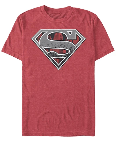 Men's Superman Concrete Logo Short Sleeve T-shirt