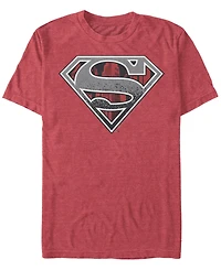 Men's Superman Concrete Logo Short Sleeve T-shirt