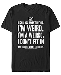 Men's Riverdale Jughead I'm Weird Short Sleeve T-shirt