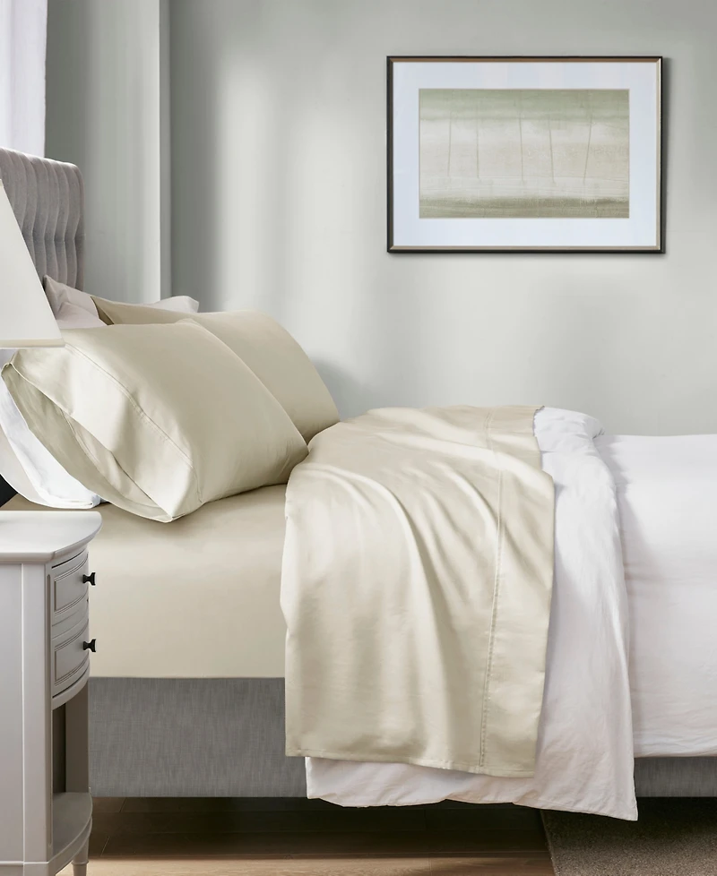 Beautyrest Temperature Regulating 1000 Thread Count Cotton Sateen Blend 4-Pc. Sheet Set