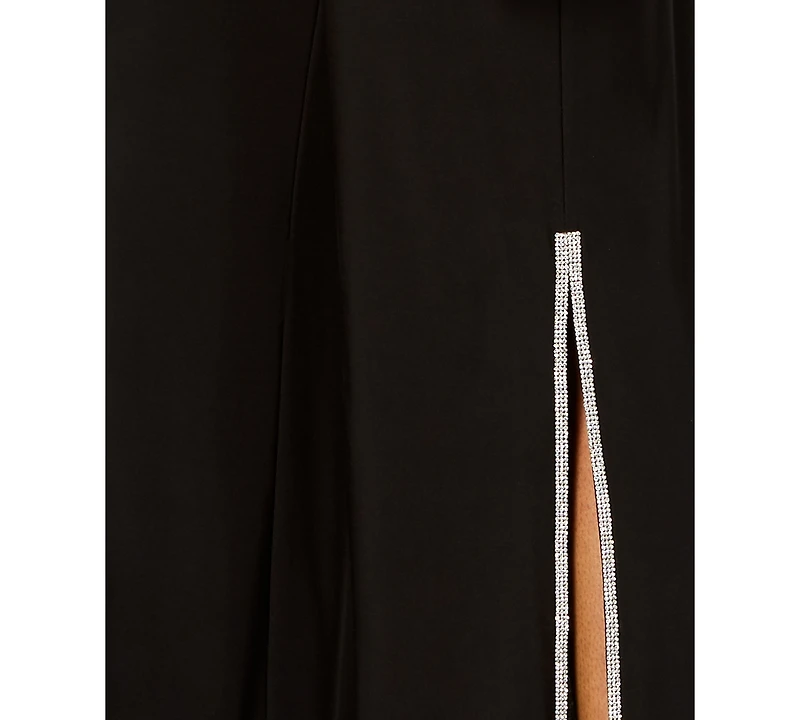 Msk Sequined Wide-Leg Pants Petite Sizes