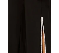 Msk Sequined Wide-Leg Pants Petite Sizes