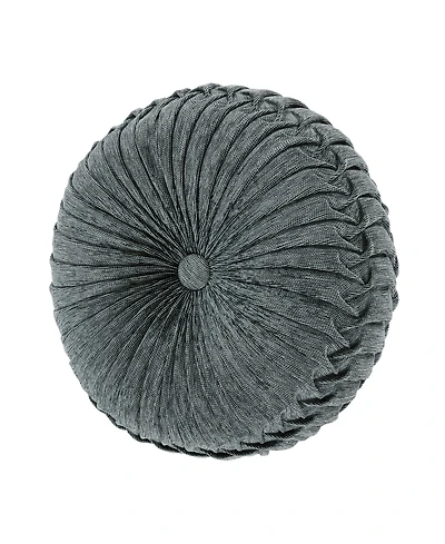 J Queen New York Botticelli Tufted Decorative Pillow, 15" Round