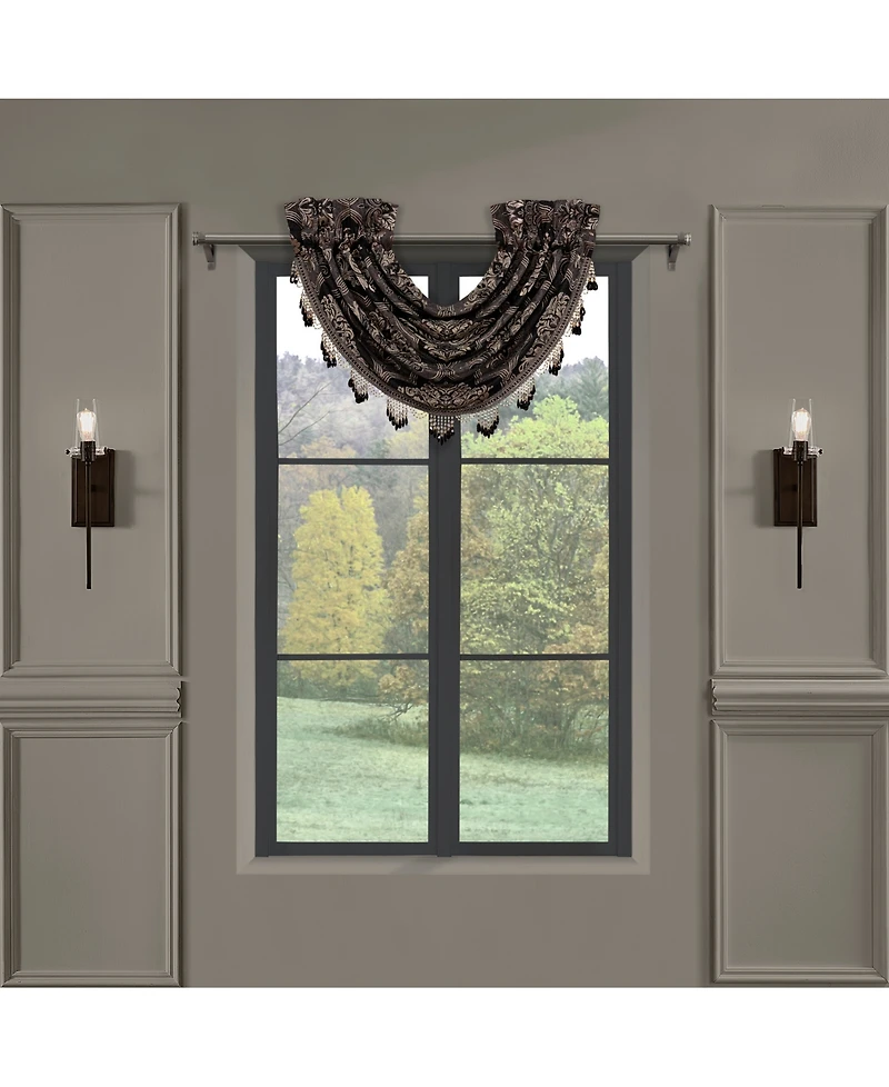 J Queen New York Windham Waterfall Window Valance, 49" x 33"