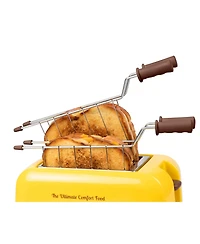Nostalgia GCT2 Deluxe Grilled Cheese Sandwich Toaster with Easy-Clean Toasting Baskets, Adjustable Toasting Dial and Extra Wide Slots
