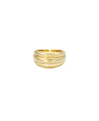 Ettika 18K Gold Plated Dome Ring